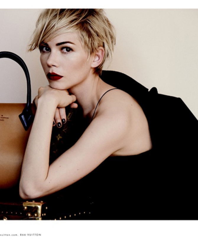Мишель Уильямс в рекламе новых сумок Louis Vuitton