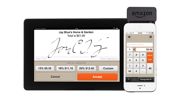 Мобильное устройство Amazon для считывания кредитных карт (фото 1)