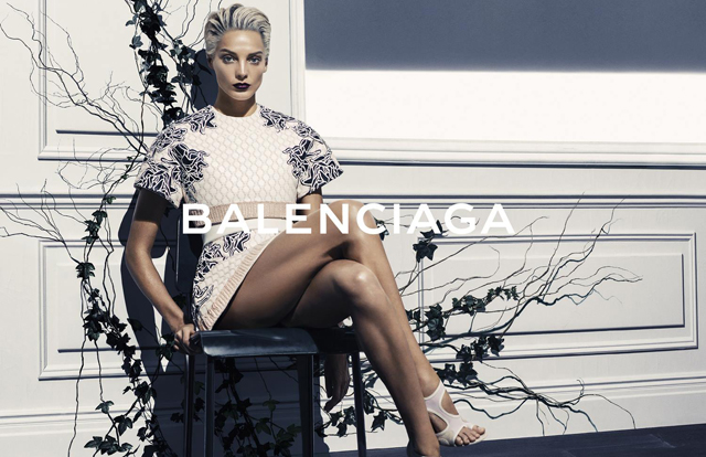 Дарья Вербова в весенней рекламной кампании Balenciaga