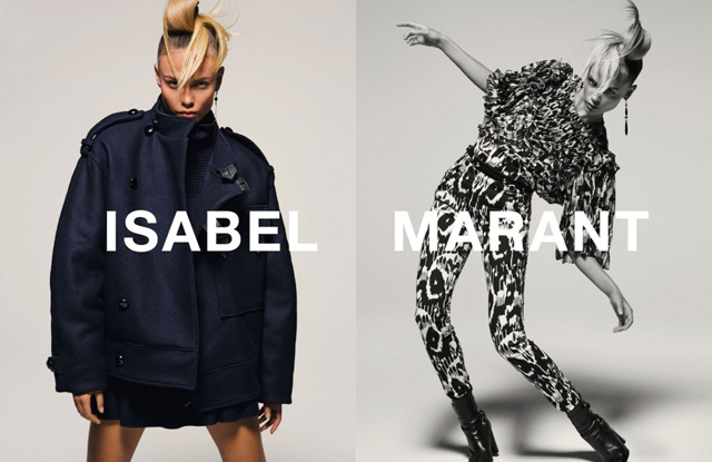 Наташа Поли в рекламной кампании Isabel Marant, осень-зима 2015 (фото 1)
