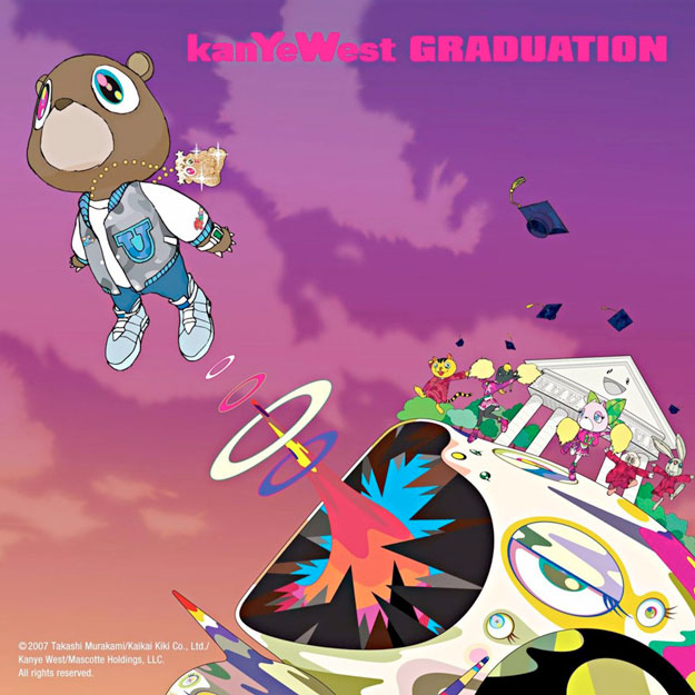 Обложка альбома Канье Уэста «Graduation» 