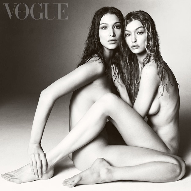 Джиджи и Белла Хадид впервые появились на обложках одного номера Vogue (фото 1)