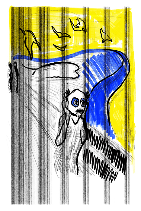Художница Рия Качарава рисует для Buro. (фото 5)