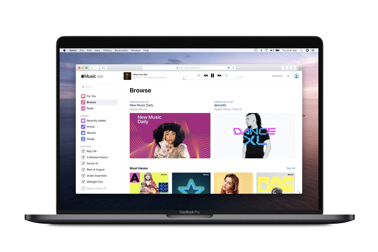 Apple представила официальную веб-версию Apple Music (фото 1)