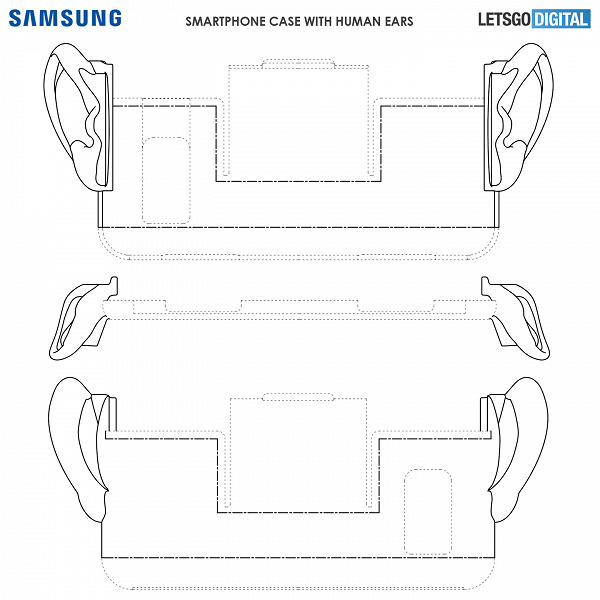 Samsung запатентовала чехол с человеческими ушами (фото 1)