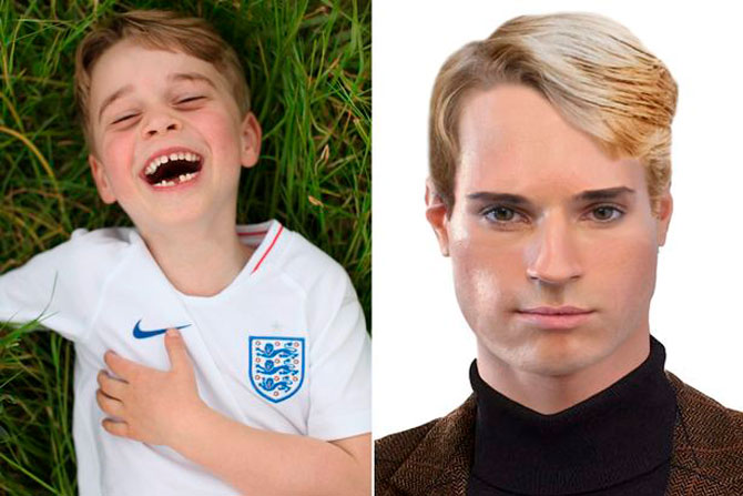 Британцы показали, как будут выглядеть дети Кейт Миддлтон и Меган Маркл через 20 лет (фото 1)