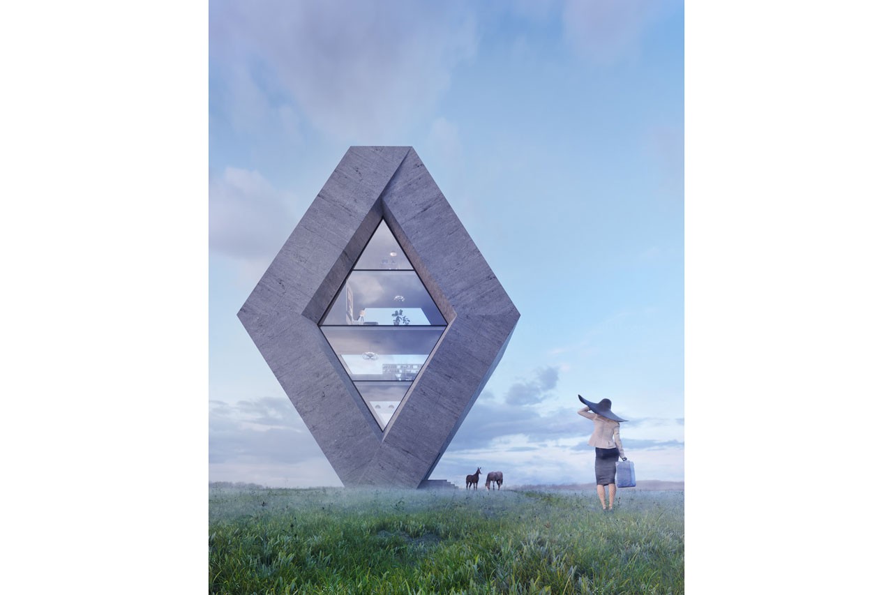 Польский дизайнер спроектировала дома по мотивам логотипов adidas и Renault (фото 5)