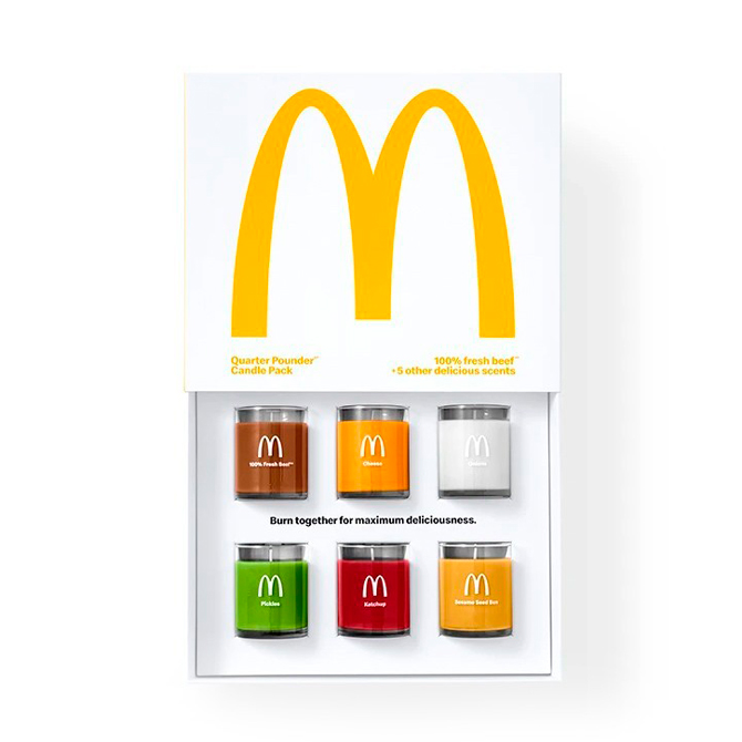 «Макдоналдс» выпустил набор ароматических свечей с запахом бургера (фото 1)