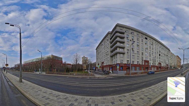 «Яндекс.Карты» снял панорамы опустевшей из-за самоизоляции Москвы (фото 7)