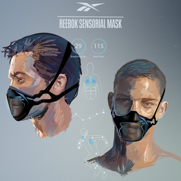 Reebok показал концепты защитных масок для занятий спортом (фото 1)