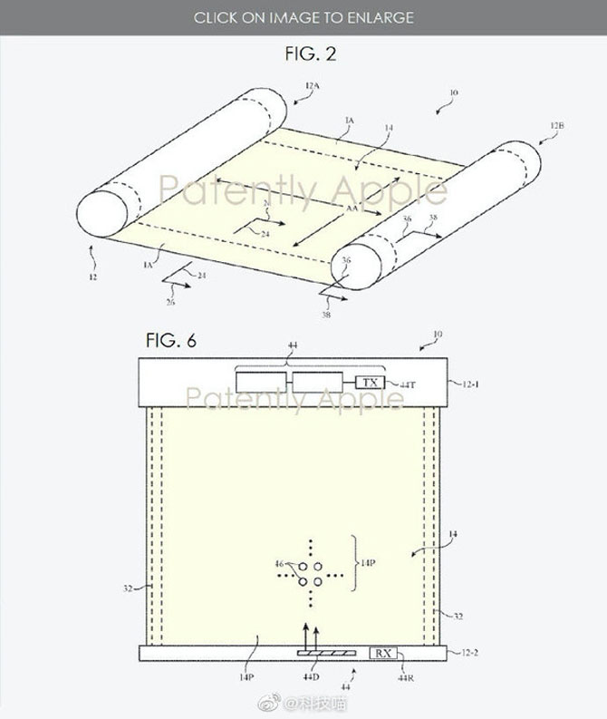 Apple запатентовала смартфон-свиток (фото 1)