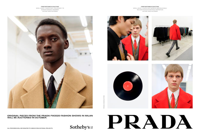 Prada анонсировал благотворительный проект с Sotheby’s (фото 1)