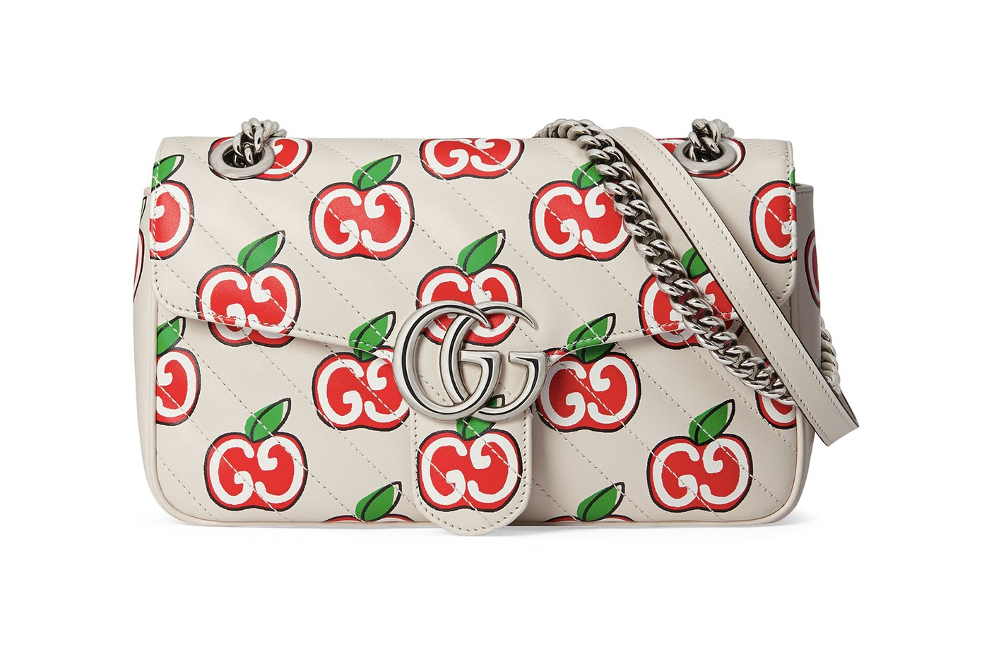 Gucci покрыл сумки принтом с яблоками в честь китайского Дня всех влюбленных (фото 1)
