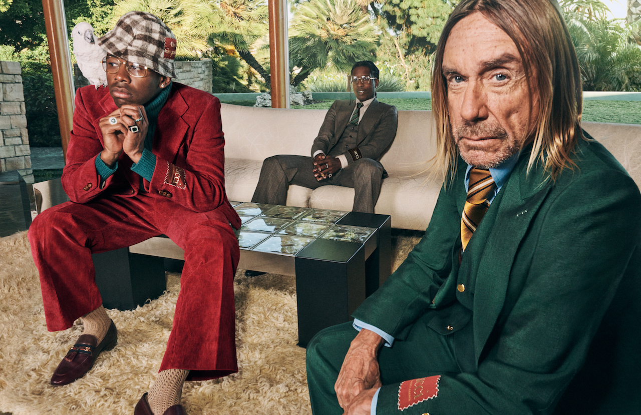 A$AP Rocky, Игги Поп и Tyler, The Creator снялись в новой кампании Gucci (фото 3)