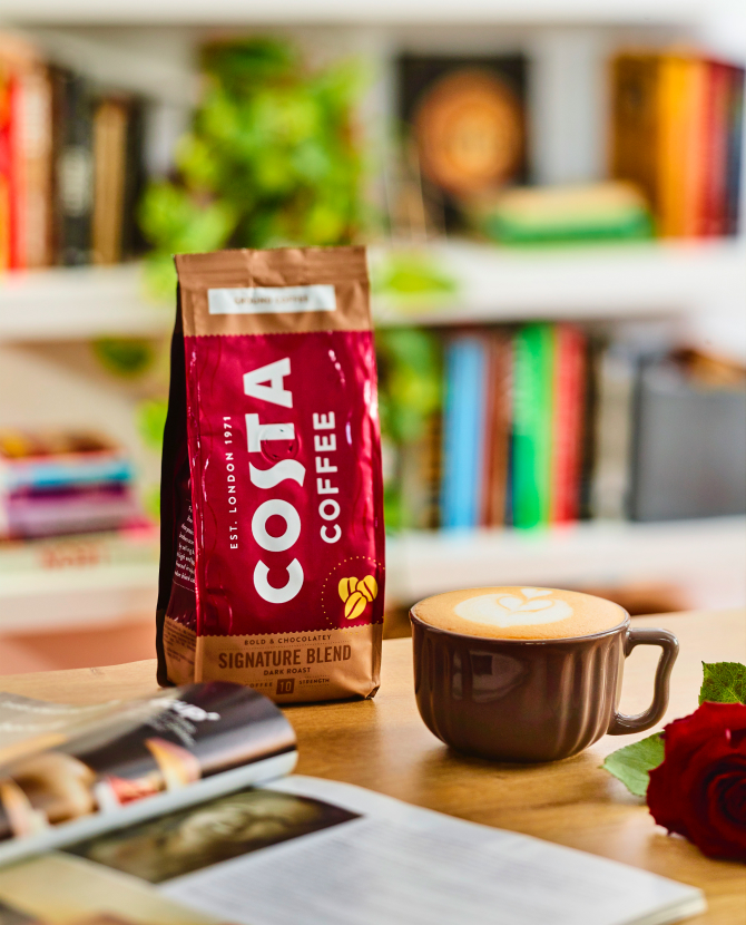 Costa Coffee выпустил четыре бленда кофе для домашнего приготовления (фото 1)