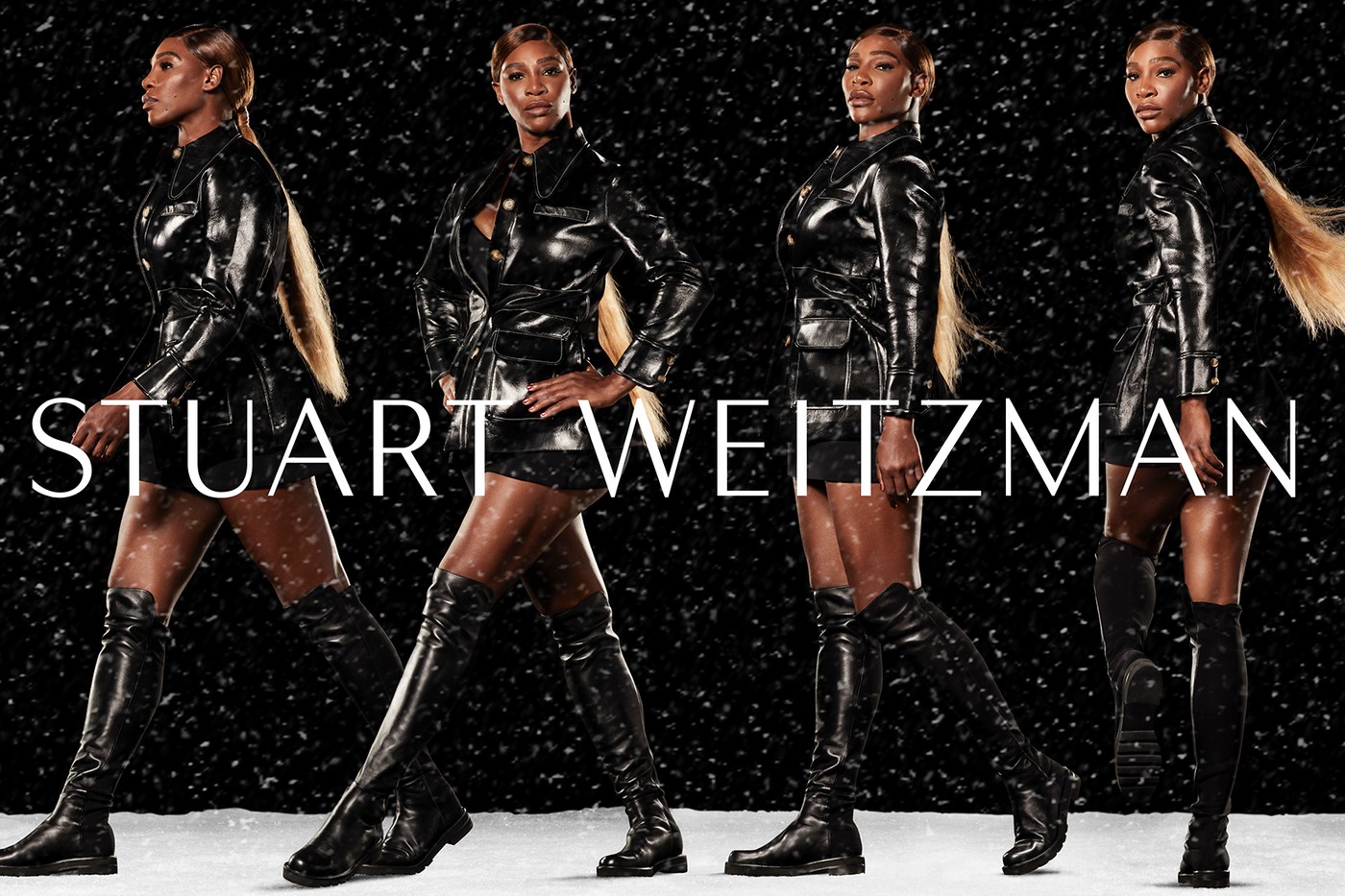Серена Уильямс примерила ботфорты для зимней кампании Stuart Weitzman (фото 2)