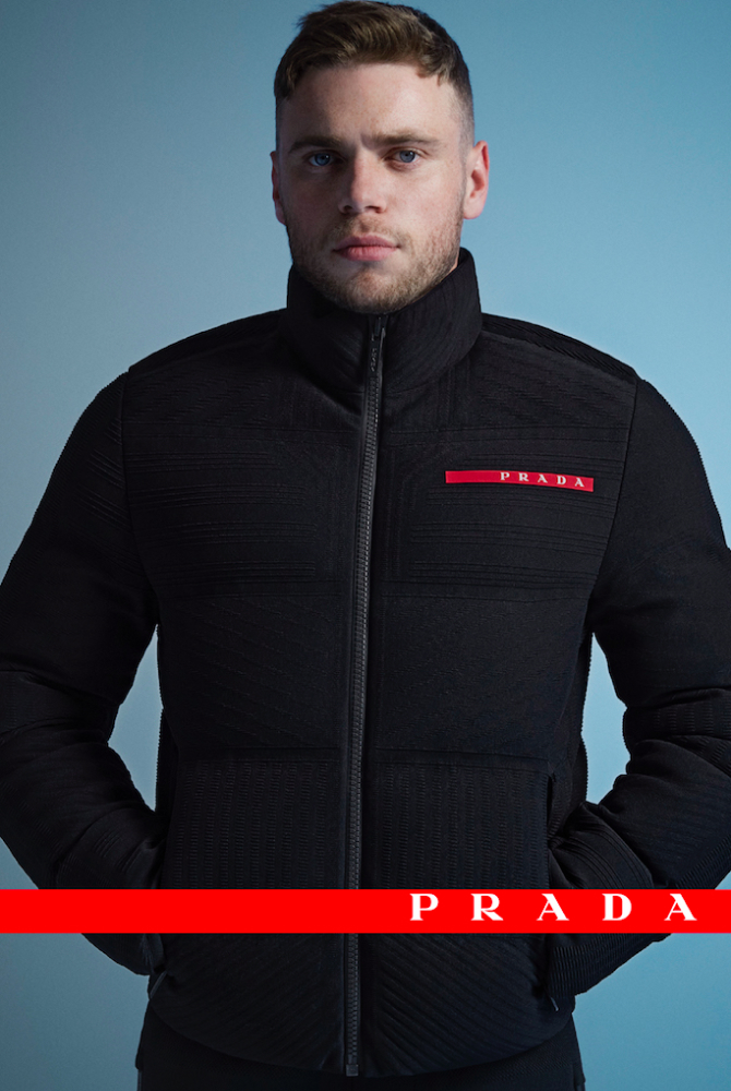 prada linea rossa fleece