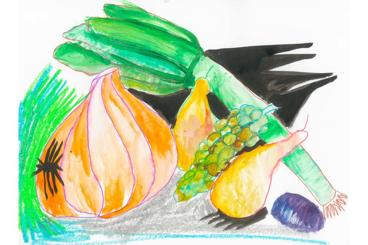 Художники сделали работы из овощей и фруктов для проекта онлайн-галереи Sample и Даниловского рынка (фото 1)
