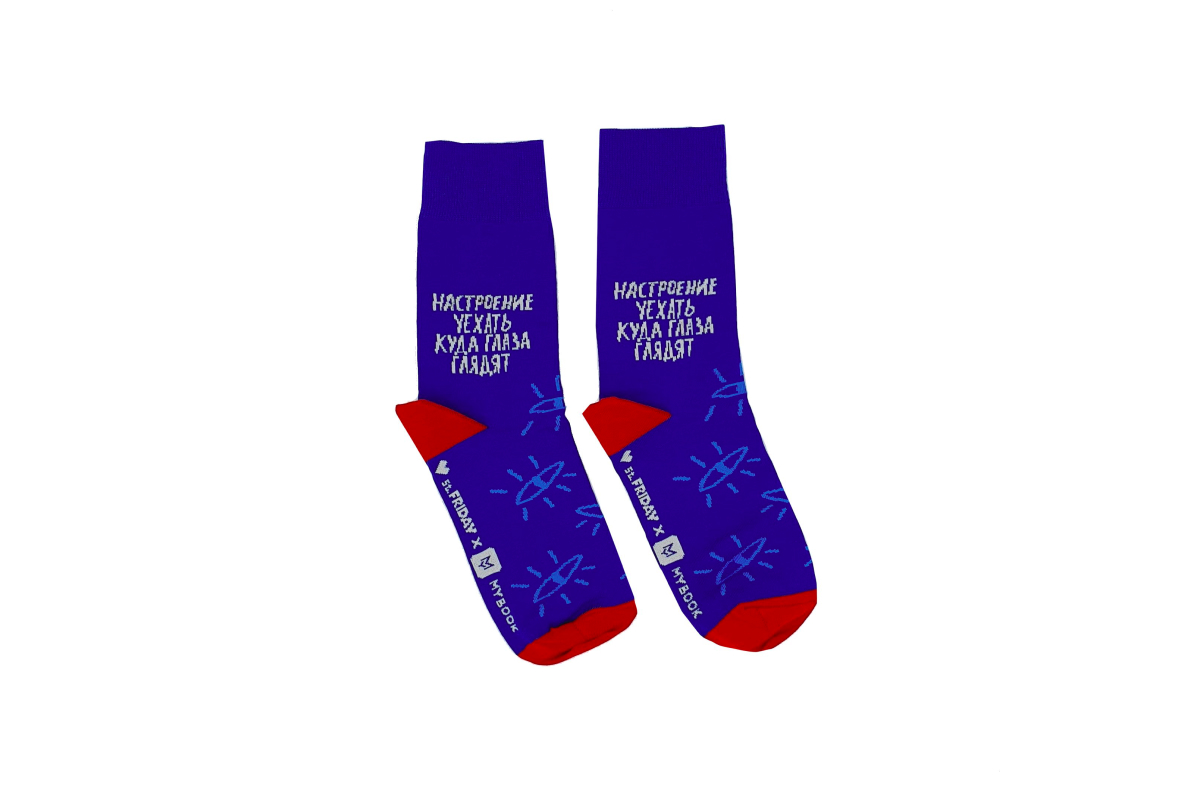 St. Friday Socks и MyBook выпустили носки, вдохновленные героями русской литературы (фото 2)