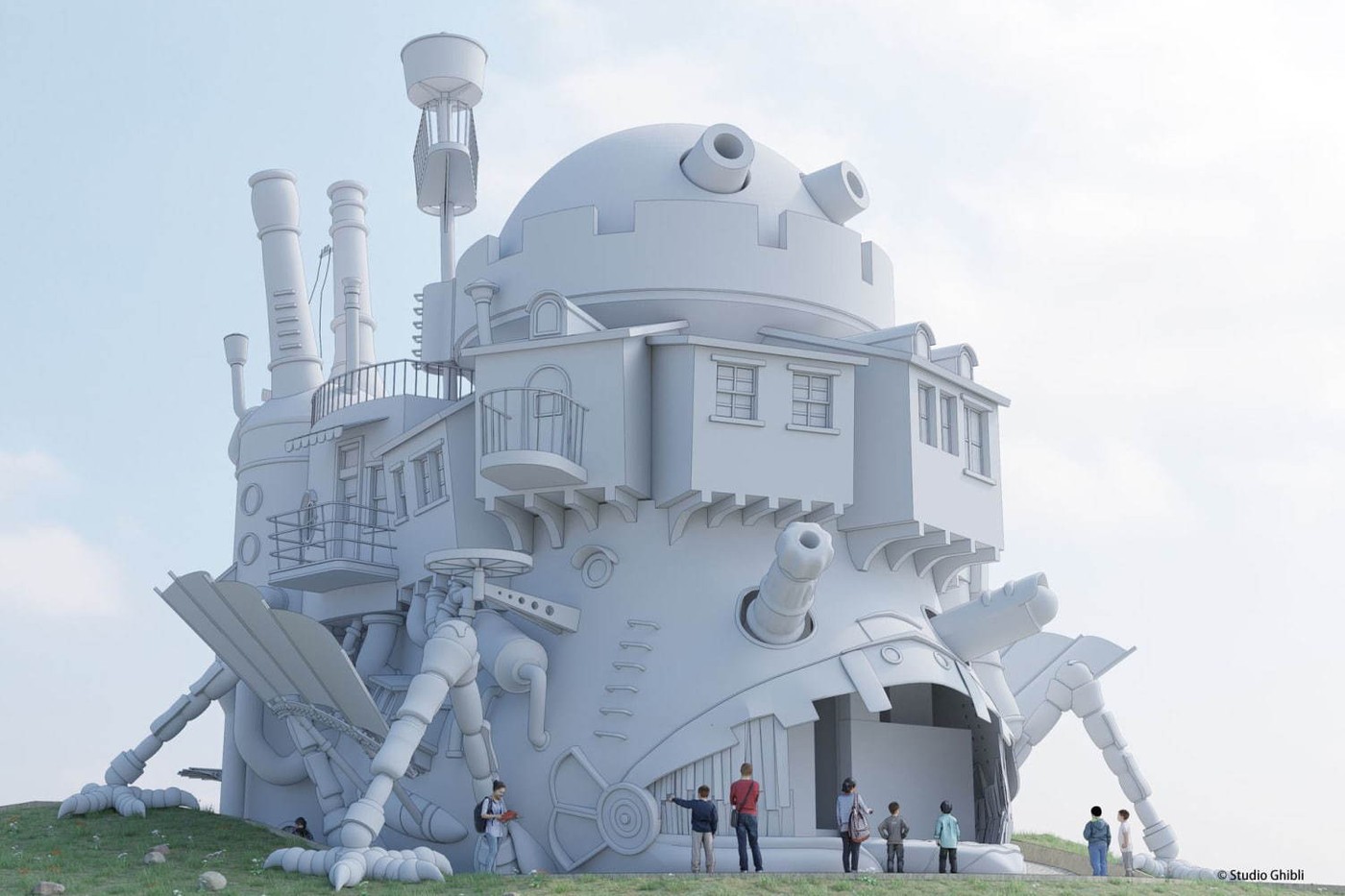 В Японии создадут реальную копию Ходячего замка из аниме Хаяо Миядзаки (фото 1)