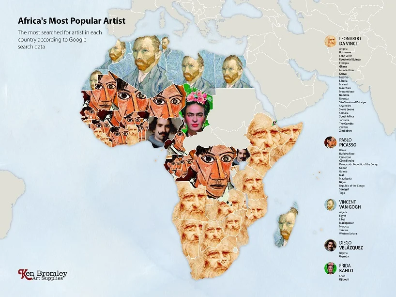 Появилась мировая карта с самыми популярными арт-запросами в Google (фото 3)
