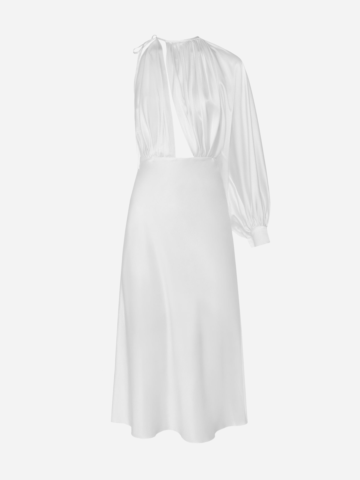 На свадьбу, после свадьбы или просто так: 20 лаконичных белых платьев на лето (фото 9)