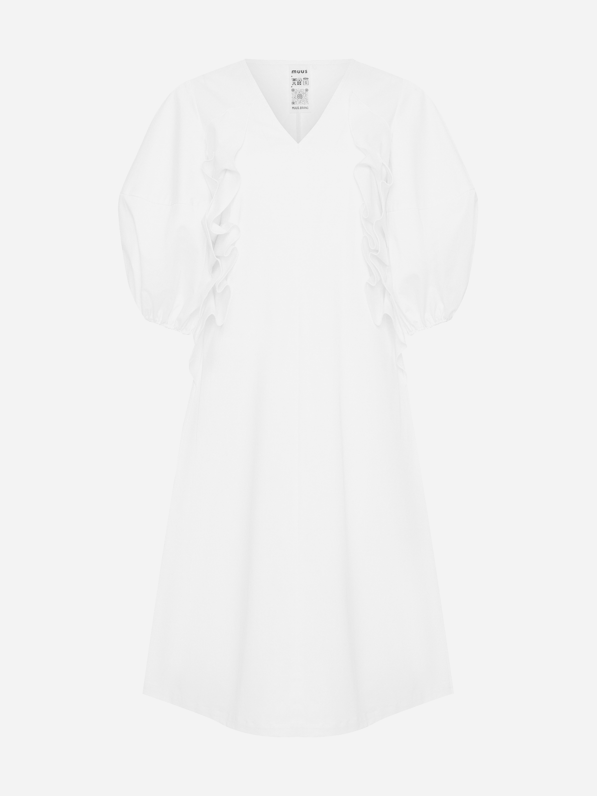 На свадьбу, после свадьбы или просто так: 20 лаконичных белых платьев на лето (фото 16)