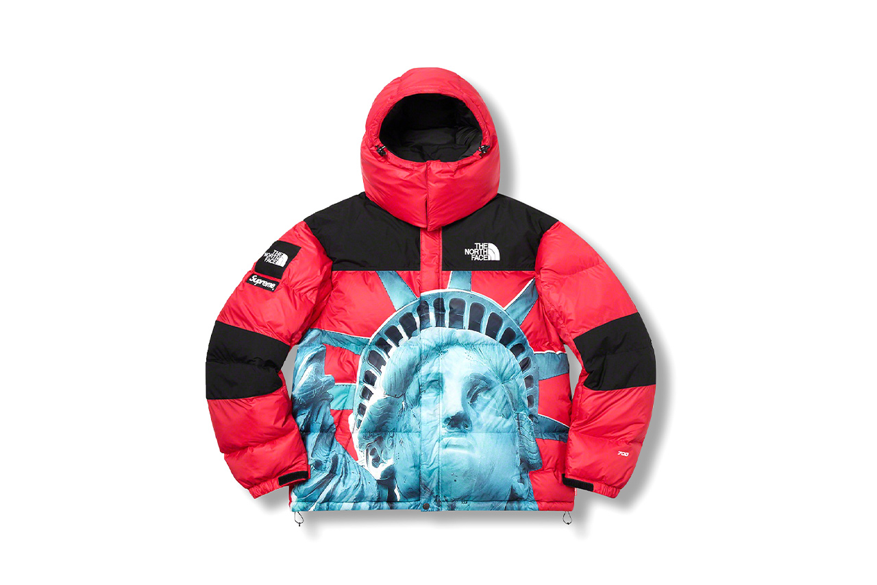 the north face supreme statue of liberty