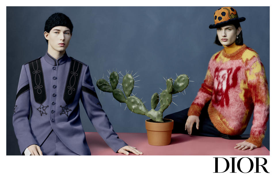 Осенне-зимнюю кампанию Dior Men вдохновила портретная живопись (фото 1)
