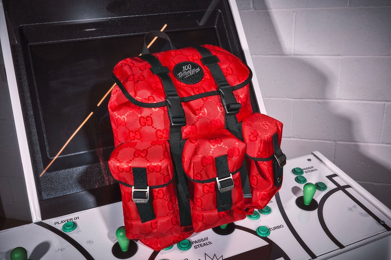 Gucci сделал рюкзак в коллаборации с киберспортивной организацией 100 Thieves (фото 5)