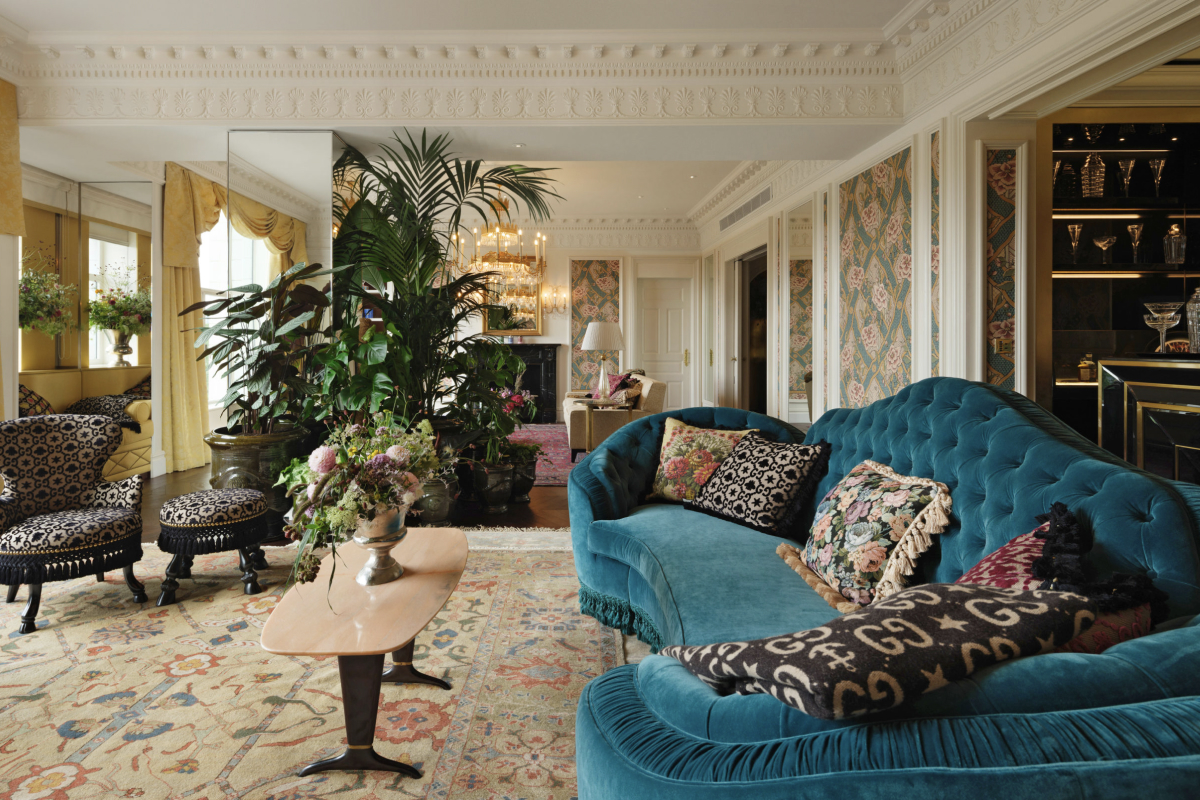 В лондонском отеле The Savoy появился люкс с интерьером от Gucci (фото 6)