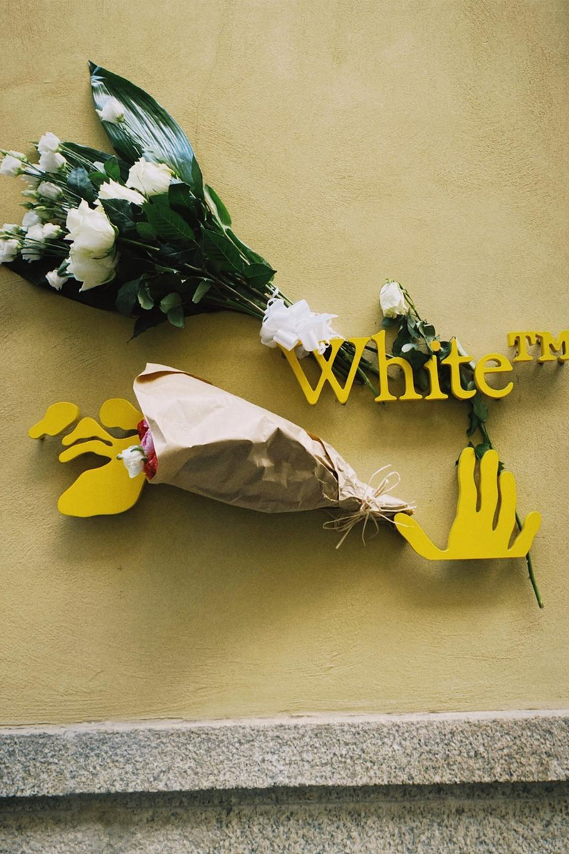Off-White создал цветочные инсталляции в память о Вирджиле Абло (фото 7)