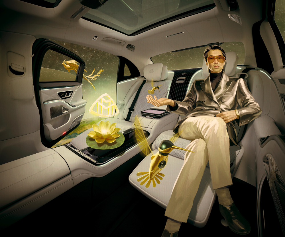 Над новой кампанией Mercedes-Benz работал художник Игнаси Монреаль (фото 4)