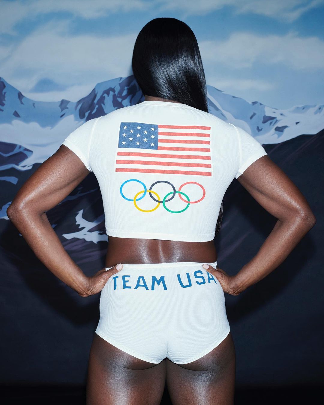 Бренд Ким Кардашьян Skims выпустил новую коллаборацию с олимпийской сборной США (фото 8)