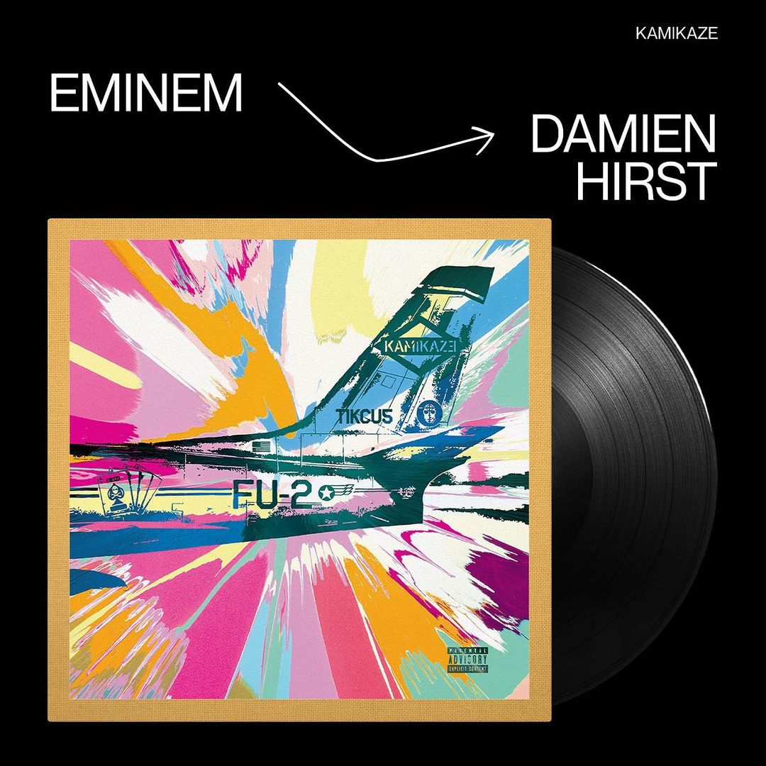 Дэмиен Херст создал альтернативные обложки для всех альбомов Эминема (фото 7)
