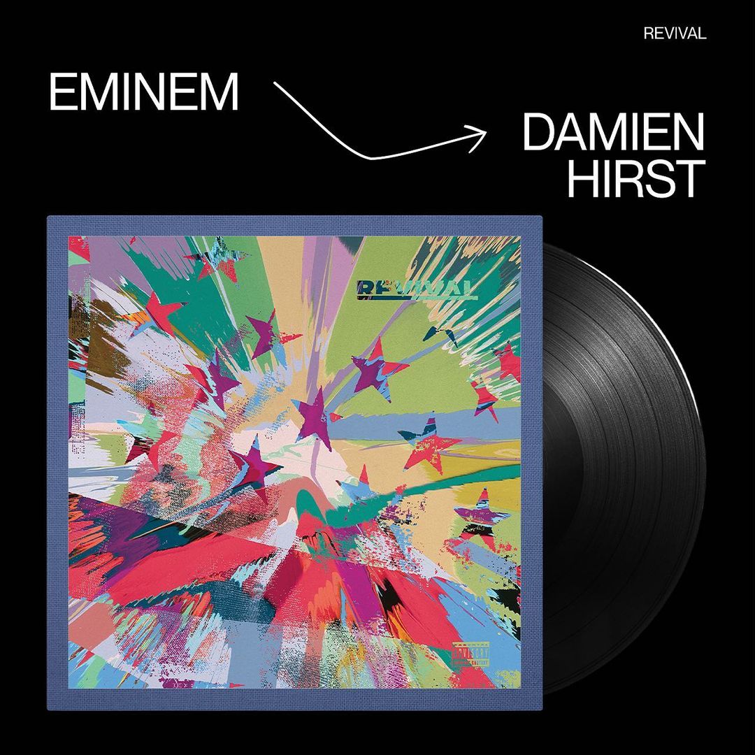 Дэмиен Херст создал альтернативные обложки для всех альбомов Эминема (фото 5)
