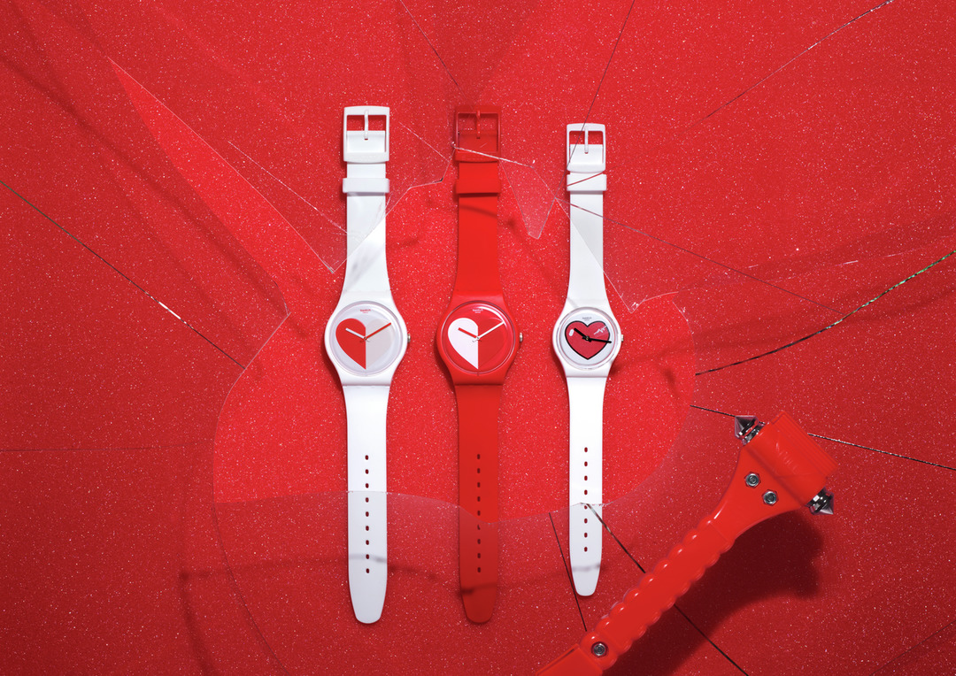 Swatch показал специальную коллекцию часов ко Дню святого Валентина (фото 1)