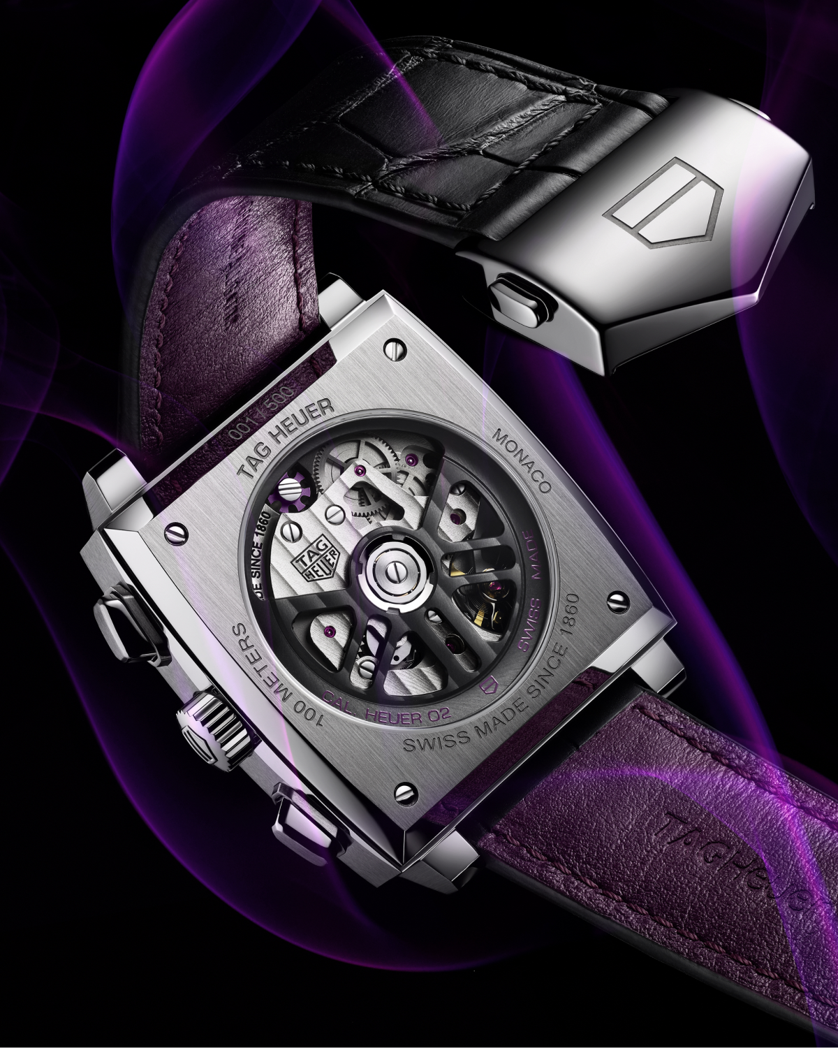 TAG Heuer выпустил лимитированную серию часов с фиолетовым циферблатом (фото 5)