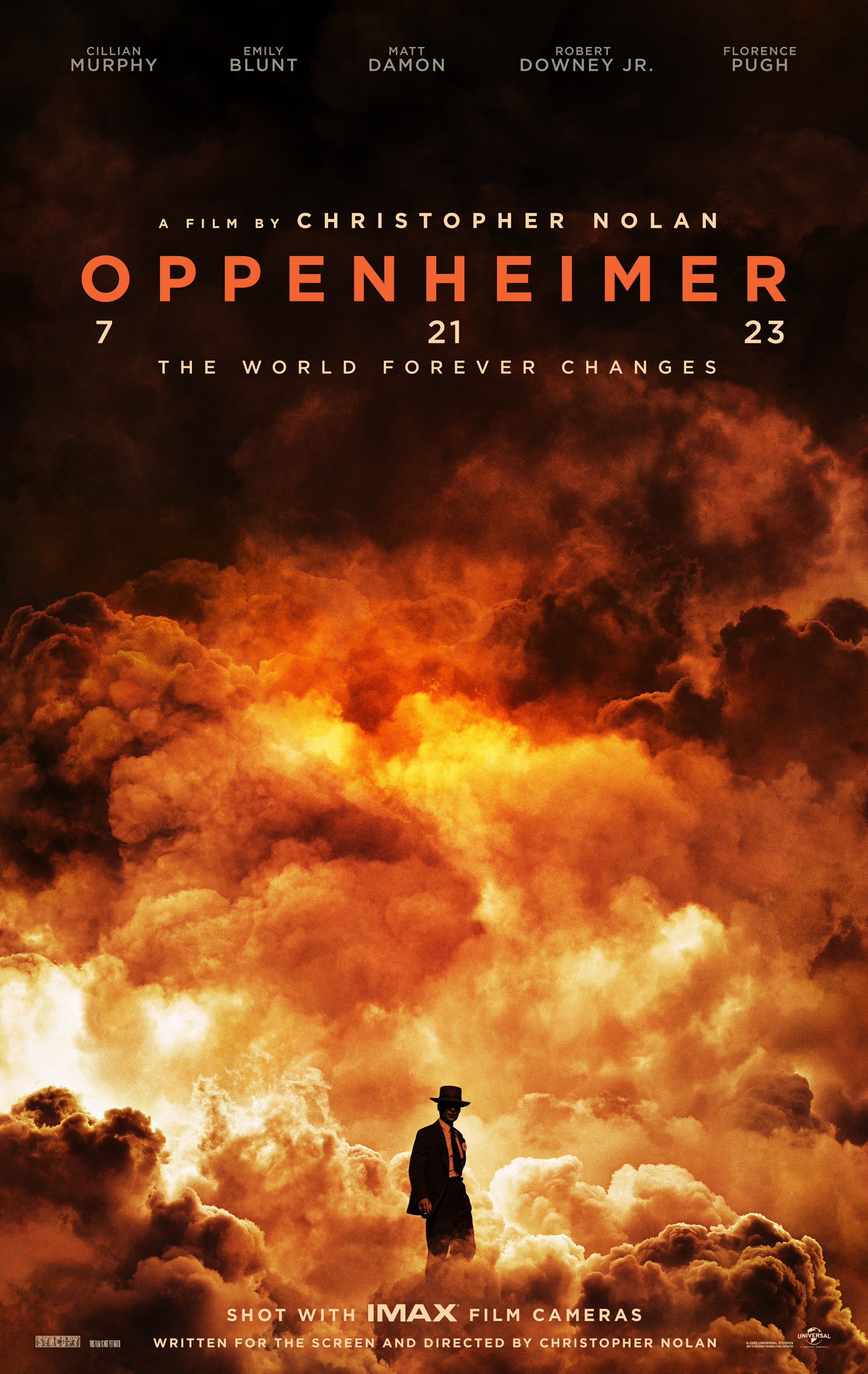 Кристофер Нолан представил первый постер фильма «Оппенгеймер» с Киллианом Мерфи (фото 1)