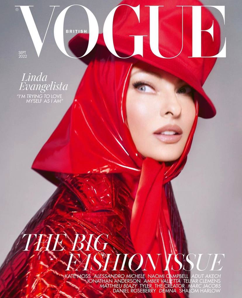Линда Евангелиста снялась для обложки британского Vogue (фото 1)