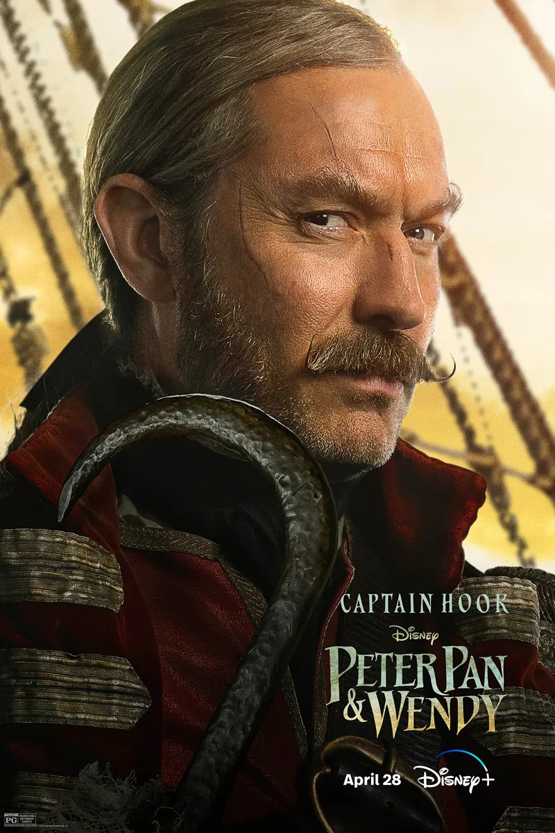 Джуд Лоу в роли Капитана Крюка появился на постере к фильму «Питер Пэн и Венди» (фото 2)