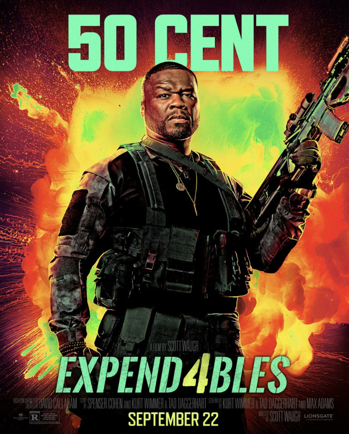 50 Cent недоволен персональным постером для «Неудержимых 4» (фото 1)