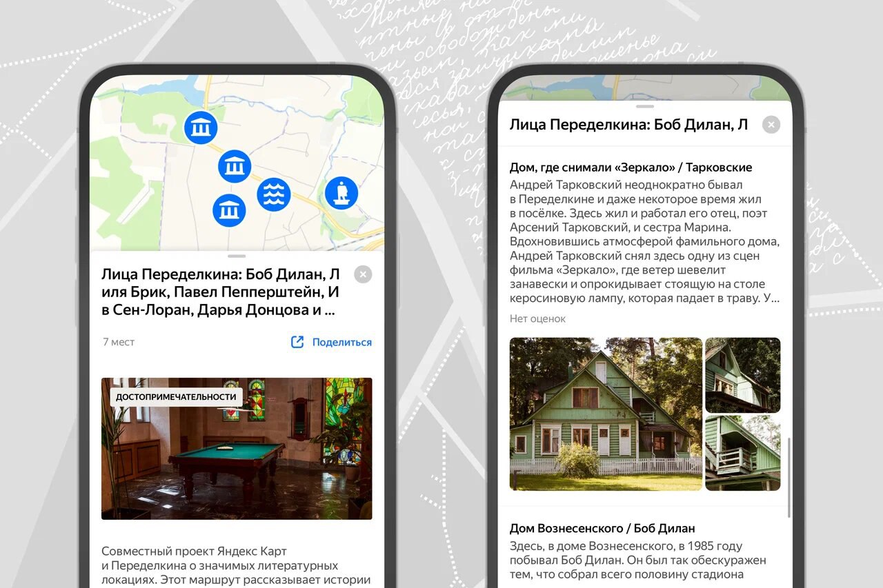 Яндекс Карты» создали тематические маршруты по Переделкино | BURO.