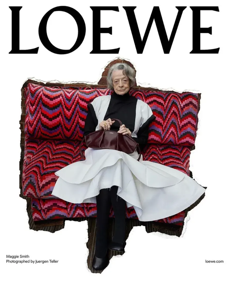 Звезда «Гарри Поттера» Мэгги Смит снялась в рекламной кампании Loewe (фото 1)