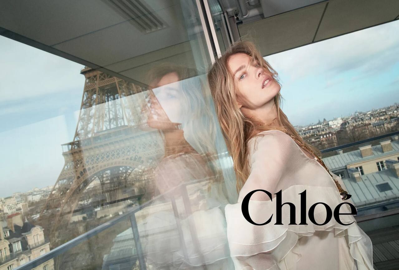 Наталья Водянова и Джерри Холл снялись в кампании Chloé (фото 1)