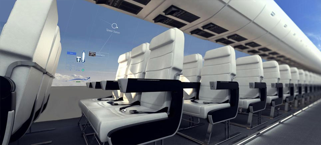 Иллюминаторы в самолетах заменят OLED-дисплеи (фото 1)