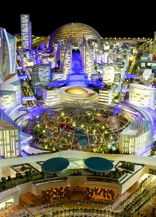 Проект первого в мире крытого города с климат-контролем в Дубае (фото 3)
