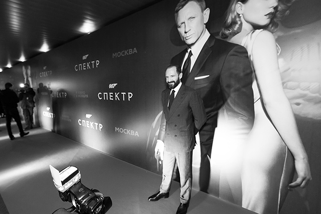Рэйф Файнс, Наоми Харрис и Дэйв Батиста на премьере фильма "007: Спектр" (фото 6)