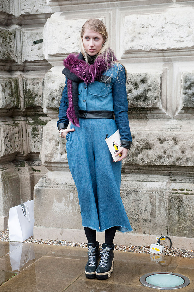 Неделя моды в Лондоне F/W 2015: street style. Часть 2 (фото 11)