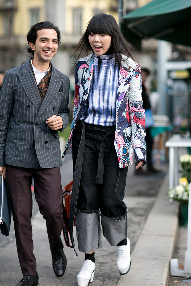 Неделя моды в Милане F/W 2015: street style. Часть 1 (фото 19)